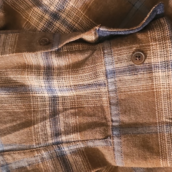 Weatherproof Brown Plaid Shirt Size XXL - Picture 4 of 7